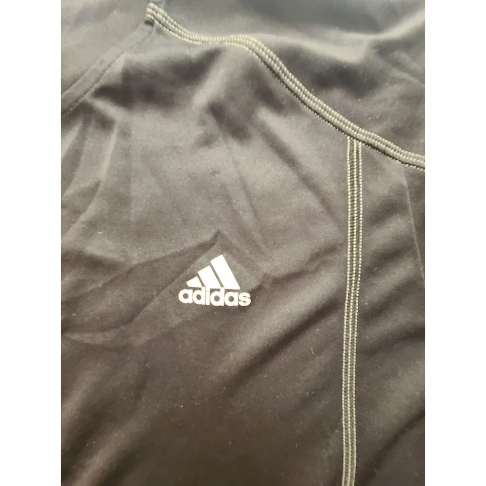 Adidas Climalite Mens Large Black Short Sleeve Athletic Training T-Shirt CE4667‎